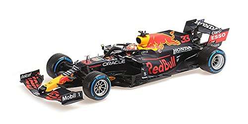 Minichamps 110211333 1:18 Red Bull Racing Honda RB16B-Max Verstappen-Winner Belgischer GP 2021 Sammel-Miniaturauto, Mehrfarbig von Minichamps