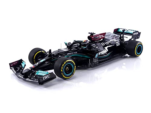 Minichamps 110212144 1:18 Mercedes-AMG Petronas Formula One Team W12 E Performance-Lewis Hamilton-Winner Qatar GP 2021 Sammlerstück Miniaturauto, Mehrfarbig von Minichamps