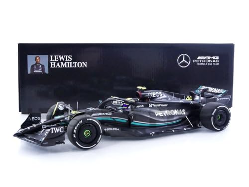 Minichamps 110230144 - Mercede. A-M-G W14 Lewis Hamilton 2023 - maßstab 1/18 - Modellauto von Minichamps