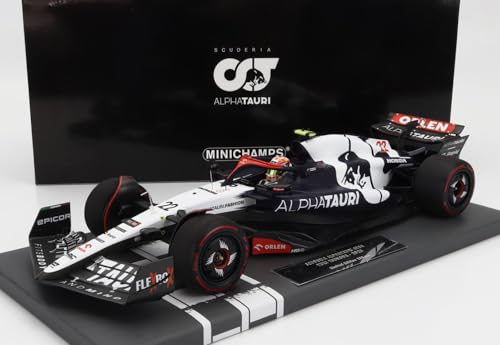 Minichamps 117230122 - Scuderia AlphaTauri AT04 Yuki Tsunoda British GP 2023 - maßstab 1/18 - Modellauto von Minichamps