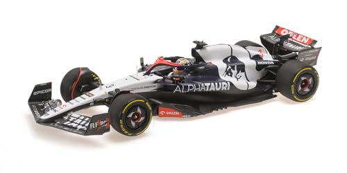 Minichamps 117231203 - Scuderia AlphaTauri AT04 Daniel Ricciardo Hungarian GP 2023 - maßstab 1/18 - Modellauto von Minichamps