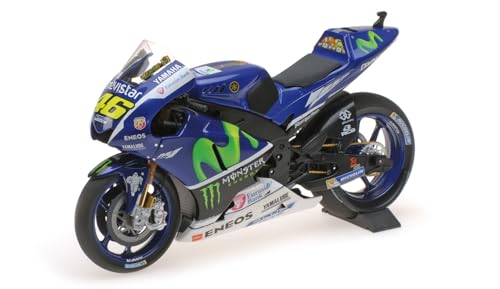 Minichamps 122163246 - Yama. YZR-M1 Rossi Test Bike Moto GP 2016 - maßstab 1/12 - Motorradmodell von Minichamps