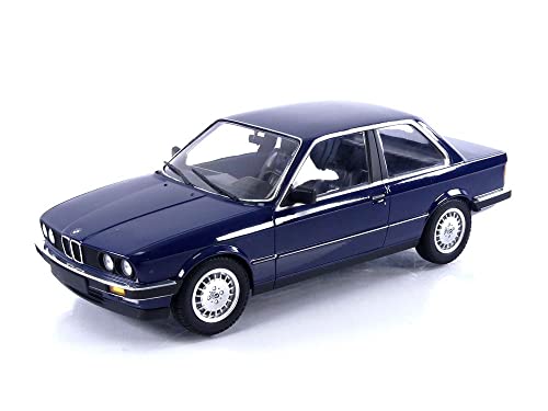 Minichamps 155026009 1:18 BMW 323I (E30) -1982-Blue Collectible Miniaturauto, blau von Minichamps