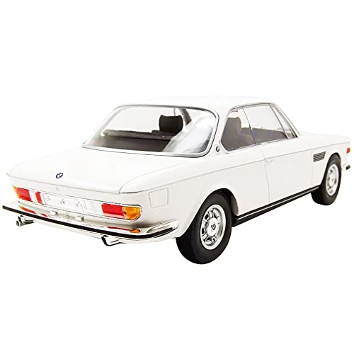 Minichamps 155028030 1:18 1968 BMW 2800 CS-Weiß Sammlerstück Miniaturauto von Minichamps