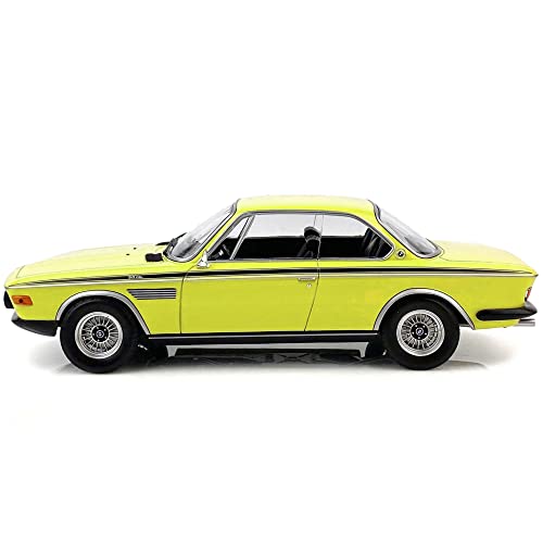 Minichamps 155028130 1:18 BMW 3.0 CSL-1971-Yellow Sammel-Miniaturauto, Gelb von Minichamps