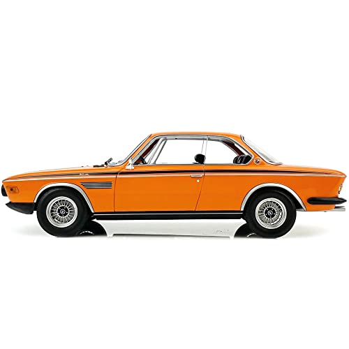 Minichamps 155028131-1:18 BMW 3.0 CSL-1971-Orange Sammlerstück Miniaturauto, Orange von Minichamps