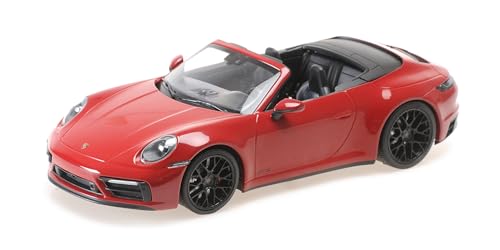 Minichamps 155063032 - Porsch. 911 Carrera 4 GTS Cabriolet Red 2020 - maßstab 1/18 - Modellauto von Minichamps