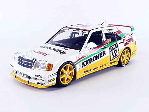 Minichamps 155923612 1:18 Mercedes-Benz 190E 2.5-16 Evo 2-Team Mass-Schons-Joerg Van Ommen-DTM 1992 Sammlerstück Miniatur Auto, Mehrfarbig von Minichamps