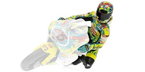 Minichamps 312990076 - Figurine Riding - Valentino Rossi, 250CCM GP Mugello, Maßstab: 1:12 von Minichamps