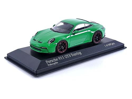 Minichamps 410069602 - Porsc. 911 (992) Gt3 Touring Green with Black Wheels 2021 - maßstab 1/43 - Sammlerstück Miniatur von Minichamps