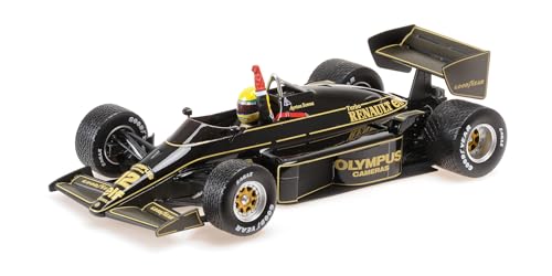 Minichamps 540853872 - Lotus 97T Ayrton Senna GP Portugal Rain Tyres 1st Career Win Dirty Version 1985 - maßstab 1/18 - modellauto von Minichamps