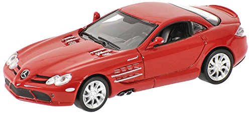 Minichamps 640037120 - Mercedes-Benz SLR McLaren Coupe, Maßstab: 1:64, rot von Minichamps