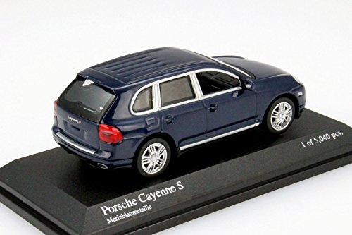 MINICHAMPS 640066210 - Porsche Cayenne S, Maßstab: 1:64, metallic blau von Kyosho