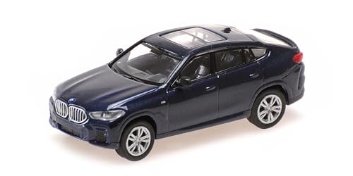 Minichamps 870020521 - B-M-W X6 Blue Metallic 2020 - maßstab 1/87 - Modellauto von Minichamps