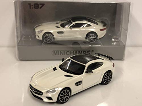 Minichamps 870037122 - Mercedes Amg Gts White 2015 - maßstab 1/87 - Sammlungsmodell von Minichamps