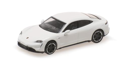 Minichamps 870068400 - Porsch. Taycan Turbo S White 2019 - maßstab 1/87 - Modellauto von Minichamps