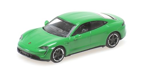 Minichamps 870068402 - Porsch. Taycan Turbo S Green Metallic 2019 - maßstab 1/87 - Modellauto von Minichamps