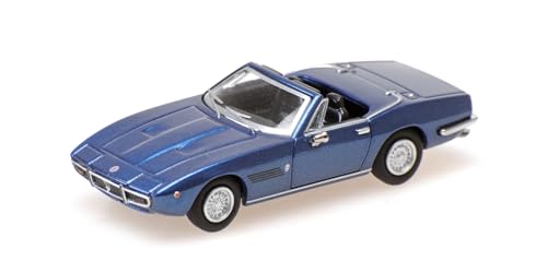 Minichamps 870123032 - Maserat. Ghibli Spyder Blue Metallic 1969 - maßstab 1/87 - Modellauto von Minichamps