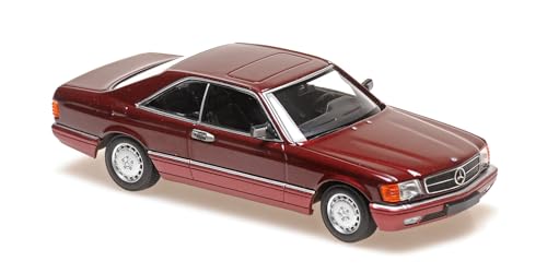 Minichamps 940035124 - Mercede. Ben. 560 SEC (C126) Red Metallic 1980 - maßstab 1/43 - Modellauto von Minichamps