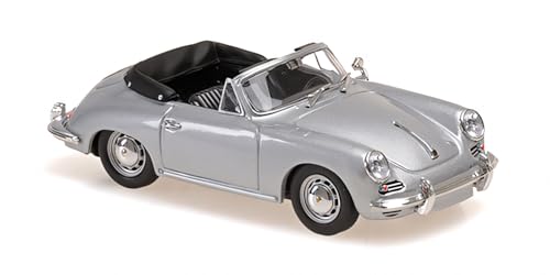 Minichamps 940062330 - Porsch. 356 C Cabriolet Silver 1965 - maßstab 1/43 - Modellauto von Minichamps