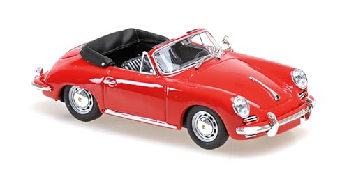 Minichamps 940062331 - Porsch. 356 C Cabriolet Red 1965 - maßstab 1/43 - Modellauto von Minichamps