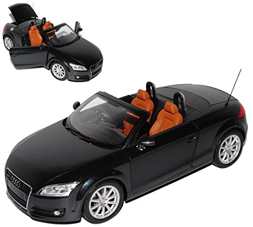 Minichamps A-U-D-I TT 8J Cabrio Schwarz 2. Generation 2006-2014 1/18 Modell Auto von Minichamps