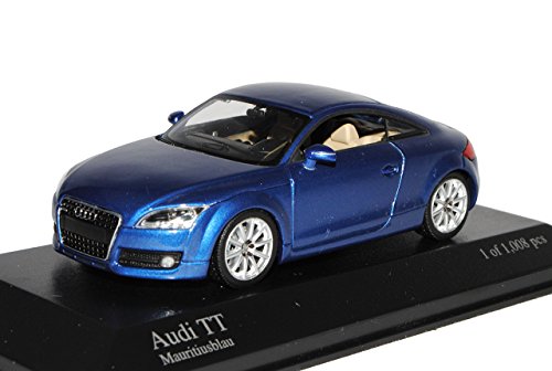 Minichamps A-U-D-I TT 8J Coupe Dunkel Blau 2. Generation 2006-2014 1/43 Modell Auto von Minichamps