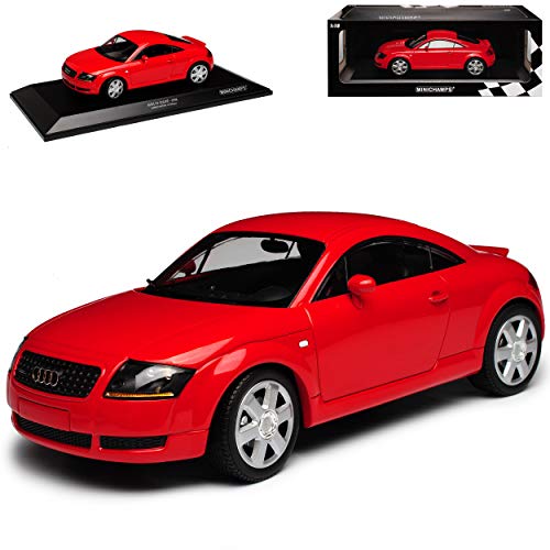 Minichamps A-U-D-I TT 8N Coupe Rot 1. Generation 1998-2006 limitiert 1 von 300 1/18 Modell Auto mit individiuellem Wunschkennzeichen von Minichamps