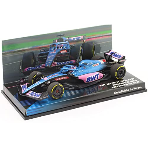 Minichamps Fernando Alonso BWT Alpine F1 Team A522 Formel 1 Australien GP 2022 Limitierte Edition 1:43, Blau, 447220314 von Minichamps