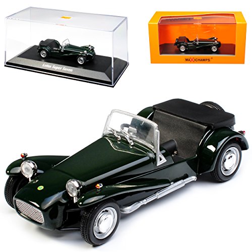 Minichamps Lotus Super Seven Dunkel Grün 1957-1972 1/43 Maxichamps Modell Auto von Minichamps