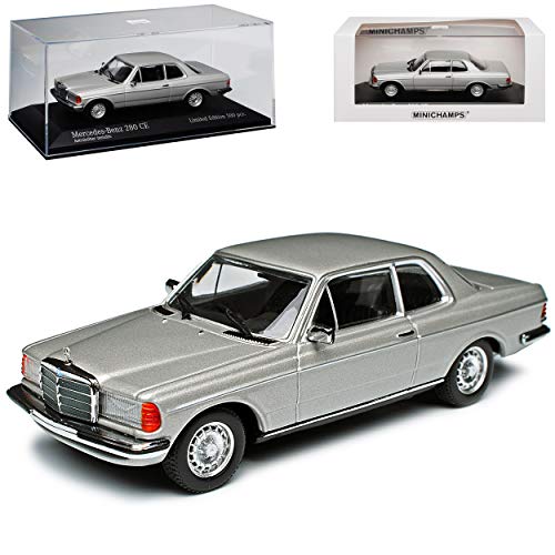 Minichamps Mercedes-Benz E-Klasse Coupe 280 CE C123 Silber 1975-1986 1/43 Maxichamps Modell Auto von Minichamps