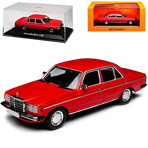 Minichamps Mercedes-Benz W123 230E E-Klasse Limousine Rot 1975-1986 1/43 Maxichamps Modell Auto von Minichamps