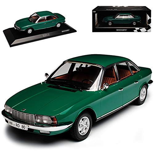 Minichamps NSU RO80 Limousine Grün 1967-1977 limitiert 1 von 504 1/18 Modell Auto von Minichamps