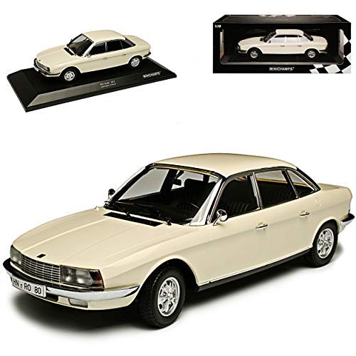 Minichamps NSU RO80 Limousine Weiss 1967-1977 limitiert 1 von 504 1/18 Modell Auto von Minichamps