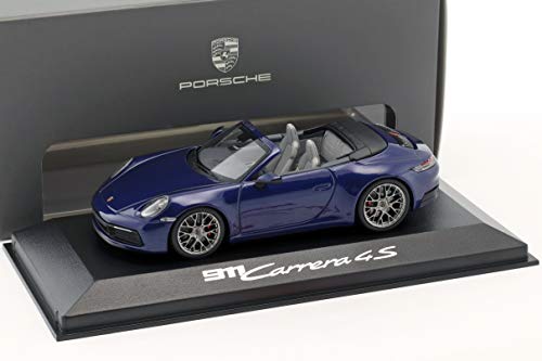 Minichamps Porsche 911 (992) Carrera 4S Cabriolet Baujahr 2019 enzianblau 1:43 von Minichamps