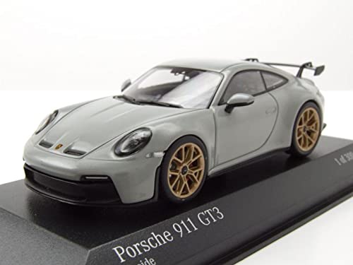 Minichamps Porsche 911 (992) GT3 2020 Kreide grau Modellauto 1:43 von Minichamps