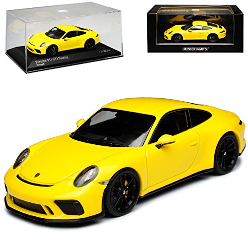 Minichamps Porsche 911 991 II GT3 Touring Package Gelb Modell ab 2012 Ab Facelift 2015 limitiert 1 von 300 1/43 Modell Auto von Minichamps