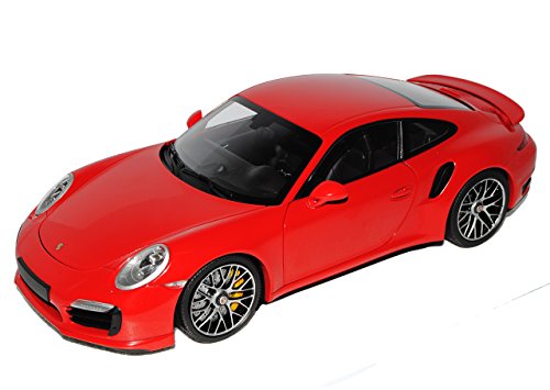 Minichamps Porsche 911 991 Turbo S Coupe Rot Ab 2011 1/18 Modell Auto von Minichamps