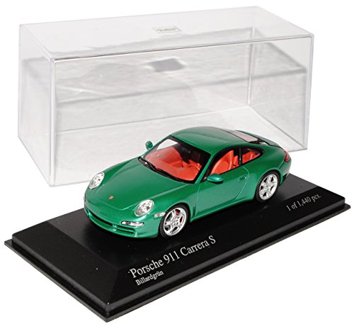 Minichamps Porsche 911 997 Carrera S Coupe Grün 2004-2012 1/43 Modell Auto von Minichamps