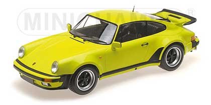 Minichamps Porsche 911 Turbo 1977 Gelb 1/12 von Minichamps