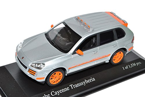 Minichamps Porsche Cayenne Typ 9PA Silber Transsyberia 2002-2010 1/43 Modell Auto von Minichamps