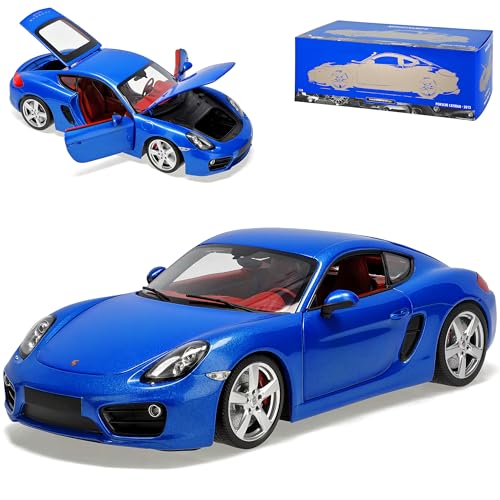 Minichamps Porsche Cayman 981c Coupe Blau Ab 2011 1/18 Modell Auto von Minichamps