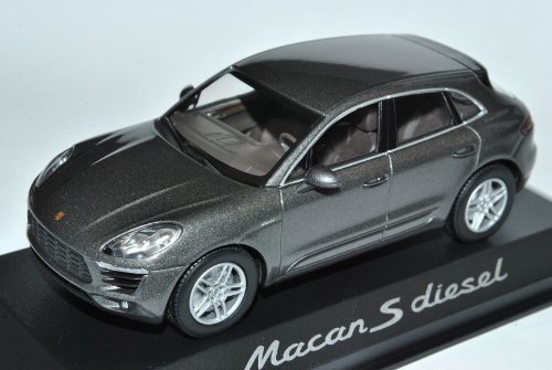 Minichamps Porsche Macan S Diesel SUV Grau Ab 2013 1/43 Modell Auto von Minichamps