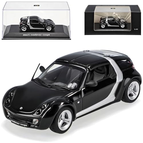 Minichamps Smart Roadster Coupe Schwarz 1/43 Modellauto Modell Auto von Minichamps