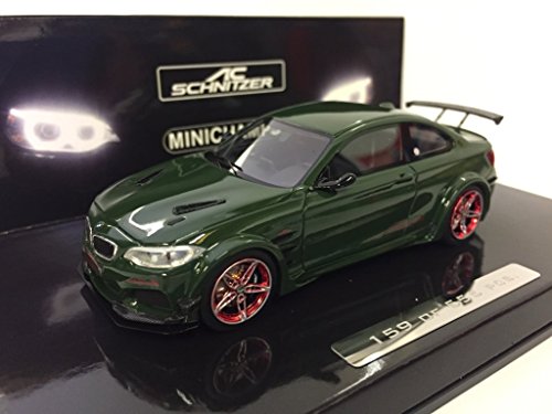 Modellauto BMW M2 AC Schnitzer L2 2016 Grün Limitiert auf 555 stück von Minichamps