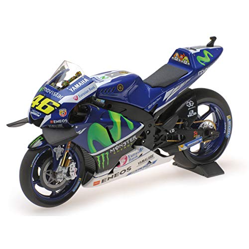 Minichamps 122163046 2016 YTZ-M1-Moviestar Yamaha MotoGP-Valentino Rossi, Maßstab 1:12 von Minichamps