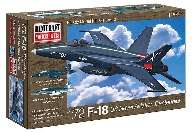 F-18 USN Bicentennial w/2 marking option von Minicraft Model Kits