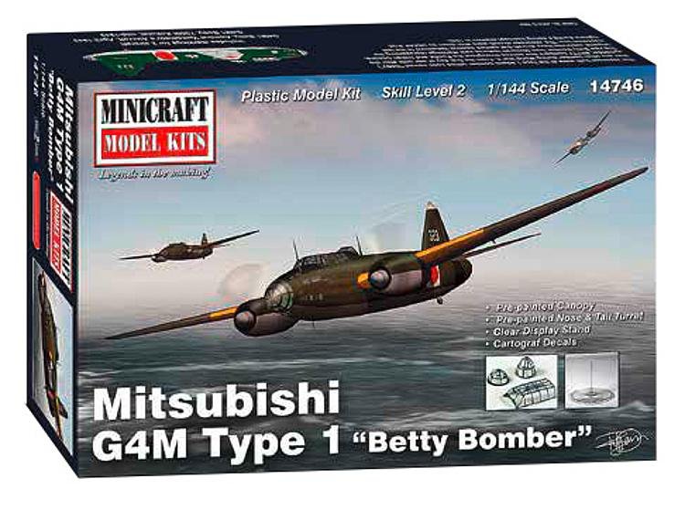 Mitsubishi G4M, Type 1 von Minicraft Model Kits