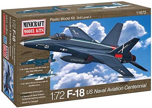 Minicraft 11673 Modellbausatz F-18 USN Bicentennial w/2 marking option von Minicraft