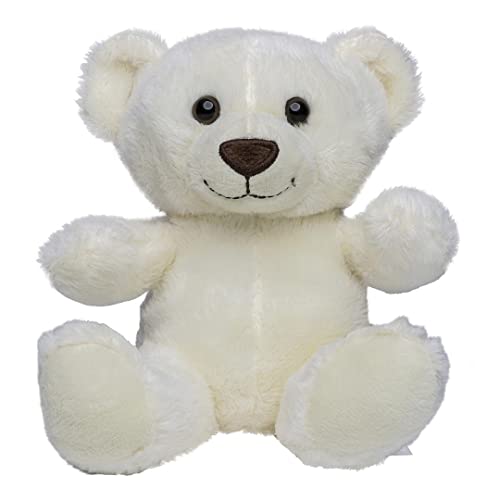 Minifeet Bär Moritz (Creme) - Teddy Kuscheltier Plüschtier Stofftier Spielzeug - kuschelig weich - Geschenk für Baby Kinder Freunde Schulstart Einschulung | Höhe: 14 cm von Minifeet